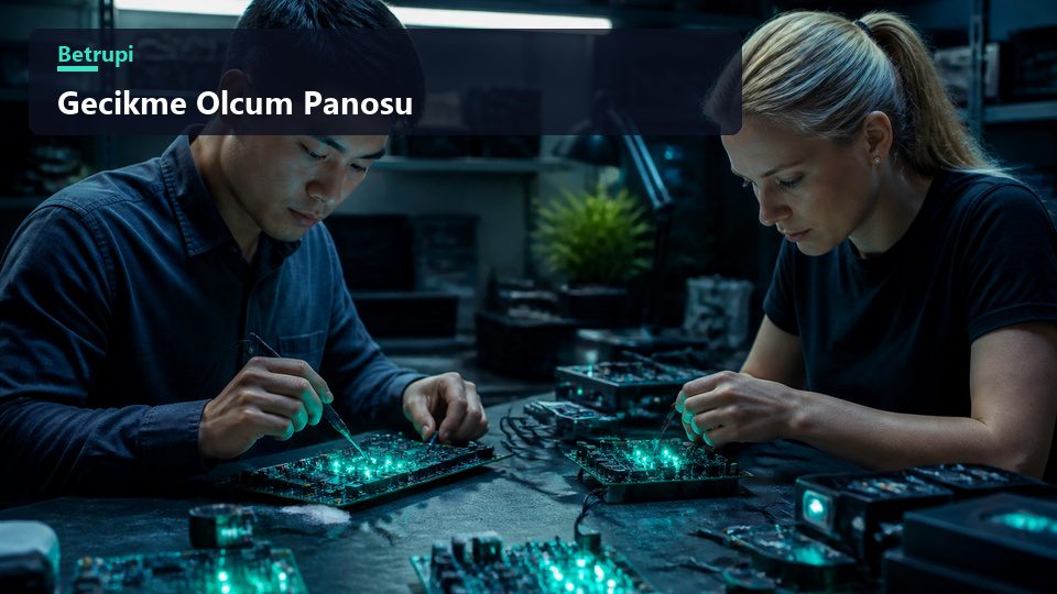 Ping, kare hızı ve paket kaybı değerlerini gösteren ölçüm panosu